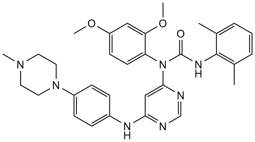 Potent pan-salt inducible kinases (SIK1, SIK2 and SIK3) inhibitor. Also inhibits Lat-B-induced EP differentiation via nuclear YAP1 accumulation.