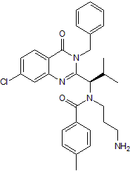 High affinity and selective allosteric KSP inhibitor