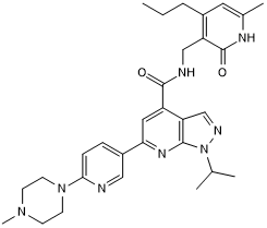 Potent and selective SAM-competitive EZH2 inhibitor