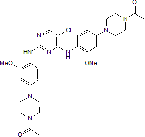 Potent Ack1 and ALK dual inhibitor; orally bioavailable