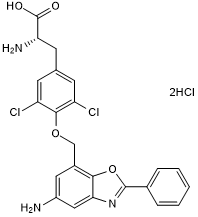 Potent and selective inhibitor of L-type amino acid transporter 1 (LAT1); active in vivo