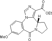 Benzodiazepine inverse agonist; selective for &alpha;5-containing GABAA  receptors