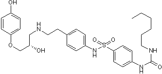 Very potent and selective &beta;3 partial agonist