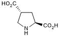 Transportable EAAT1-4 inhibitor/non-transportable EAAT5 inhibitor