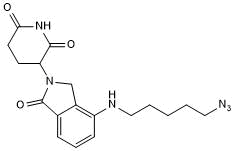 Cereblon ligand with alkyl linker and terminal azide for onward chemistry