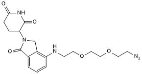 Cereblon ligand with PEG linker and terminal azide for onward chemistry