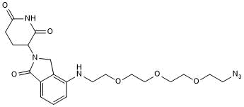 Cereblon ligand with PEG linker and terminal azide for onward chemistry