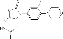 Antibiotic; inhibits protein synthesis in gram-positive bacteria