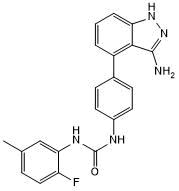 Potent inhibitor of PDGFR&#946;, KDR, FLT3 and CSF-1R