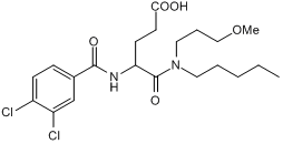 CCK1 antagonist; active in vivo