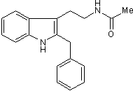 Competitive melatonin MT1/MT2 antagonist