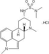 5-HT2A and 5-HT2C antagonist; also D2-like partial agonist