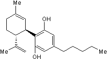 Natural cannabinoid; GPR55 antagonist, weak CB1 antagonist, CB2 inverse agonist and AMT inhibitor