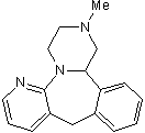 Potent 5-HT2 antagonist; also 5-HT3, H1 and &alpha;2 antagonist; antidepressant