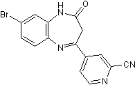 Selective negative allosteric modulator of group II mGlu receptors