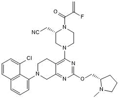 Mutation-selective inhibitor of KRASG12C