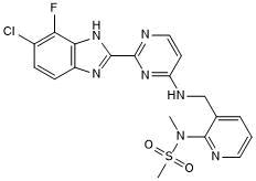 Potent and selective SRPK family inhibitor