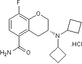 Selective, high affinity 5-HT1A antagonist