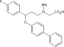 Selective non-transportable GlyT1 inhibitor