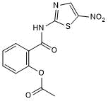 Pyruvate flavodoxin/ferredoxin oxidoreductase inhibitor; also inhibits Wnt signaling; broad spectrum anti-infective