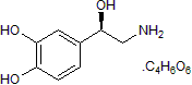 Endogenous adrenergic hormone and neurotransmitter