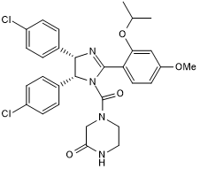 MDM2 antagonist; active enantiomer of Nutlin-3 (Cat. No. 3984)