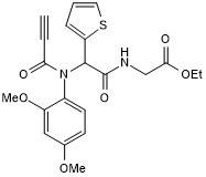 Irreversible protein disulfide isomerase (PDI) inhibitor