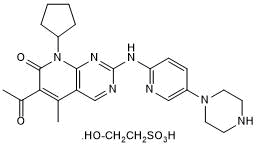 Potent cdk4 and cdk6 inhibitor; brain penetrant