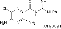 Inhibits TRPP3-mediated currents; also inhibits epithelial Na+ channels