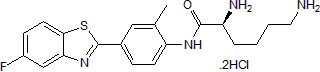 Prodrug of the antitumor agent 5F 203