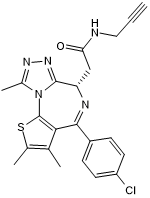 Functionalized BET bromodomain inhibitor; 'click' target ligand for PROTACs