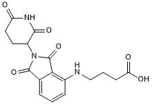 Cereblon ligand with alkyl linker and terminal acid for onward chemistry