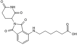 Cereblon ligand with alkyl linker and terminal acid for onward chemistry