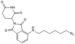 Cereblon ligand with alkyl linker and terminal azide for onward chemistry