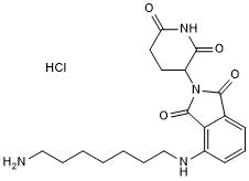 Cereblon ligand with alkyl linker and terminal amine for onward chemistry