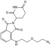 Cereblon ligand with PEG linker and terminal azide for onward chemistry