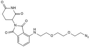 Cereblon ligand with PEG linker and terminal azide for onward chemistry