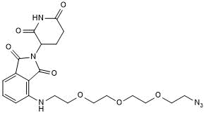 Cereblon ligand with PEG linker and terminal azide for onward chemistry