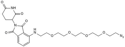 Cereblon ligand with PEG linker and terminal azide for onward chemistry