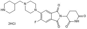 Cereblon ligand with terminal piperidine for onward chemistry