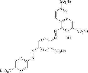 Stain used to detect protein bands after Western blotting