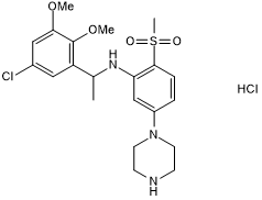 Potent and selective 5-HT6 antagonist