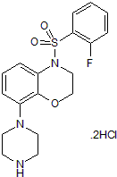 Selective and high affinity 5-HT6 antagonist