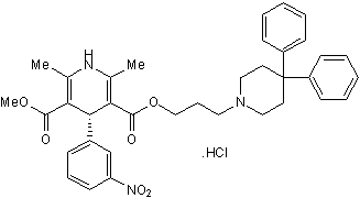 &alpha;1 antagonist, L-type Ca2+ channel blocker. Less active enantiomer of Niguldipine hydrochloride (Cat. No. 1123)