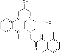 Antianginal, activates pyruvate dehydrogenase