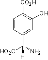 Group I mGlu antagonist; also group II mGlu agonist