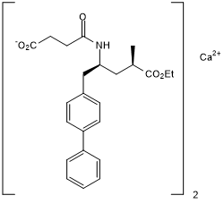 Membrane metallo-endopeptidase (neprilysin) inhibitor prodrug; orally bioavailable