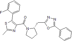 Potent and selective non-peptide OX1 antagonist