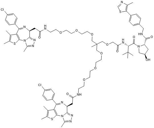 Potent and selective trivalent BET Bromodomain Degrader (PROTAC&reg;)