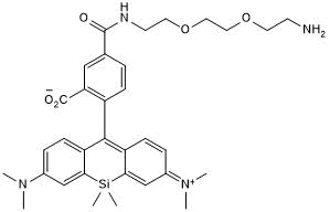 Fluorogen for SiRA light-up aptamer. Application: confocal microscopy, SRM (including STED)